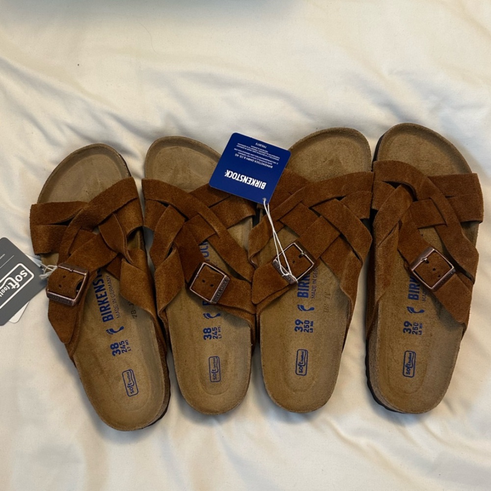 Birkenstock Lugano Soft Footbed Mink Suede 38 & 39 - Picture 4 of 4
